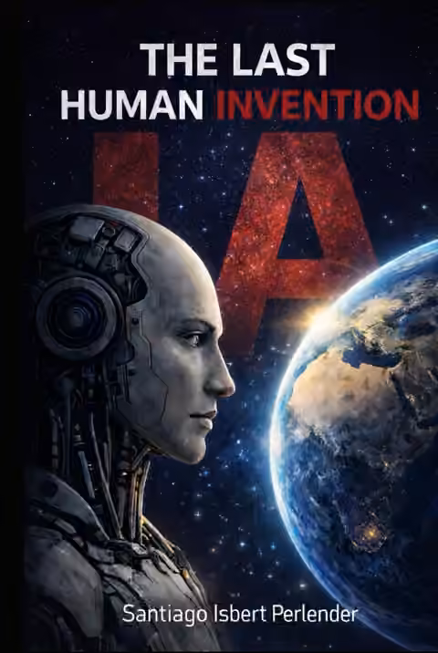 Cover of AI: The Last Human Invention by Santiago J. Isbert Perlender